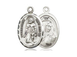 St. Peregrine Medal, Sterling Silver 