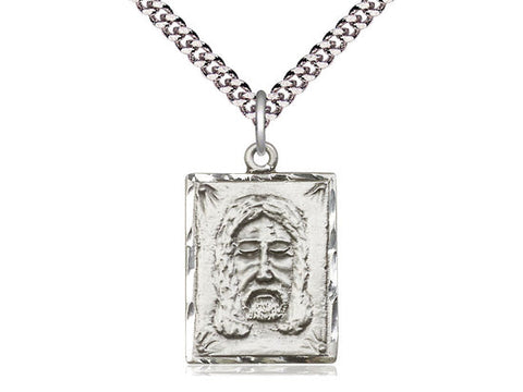 Holy Face Medal, Sterling Silver