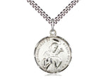 St. Francis of Assisi Medal, Sterling Silver 