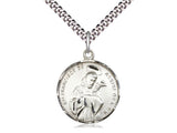 St. Francis of Assisi Medal, Sterling Silver 