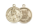 St. Joan of Arc Coast Guard Medal, Gold Filled 