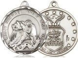 St. Michael Air Force Medal, Sterling Silver 