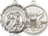 St. Michael  Navy Medal, Sterling Silver 