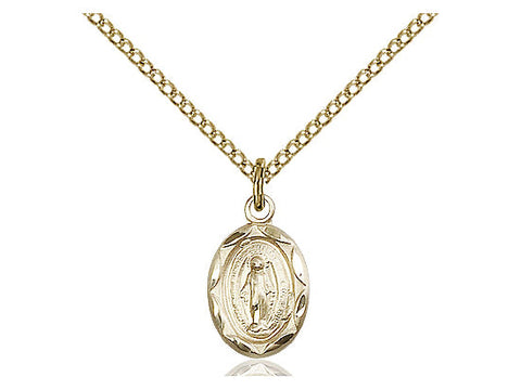 Miraculous Medal, Gold Filled 