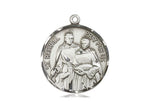 St. Raphael Medal, Sterling Silver 