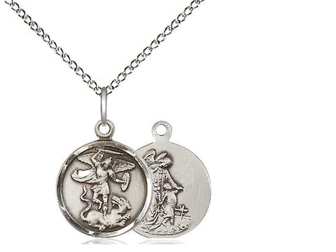 St. Michael the Archangel Medal, Sterling Silver 