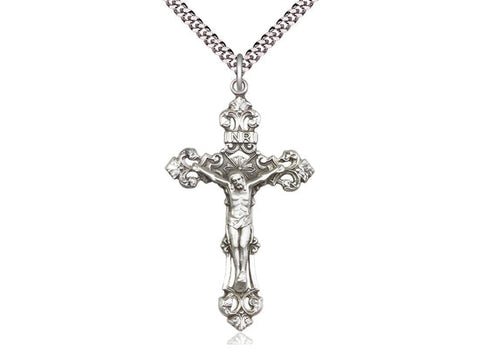 Crucifix Necklace with 24