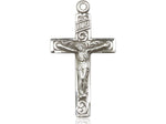 Crucifix Pendant, Sterling Silver 