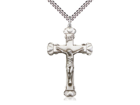 Crucifix Pendant with 24