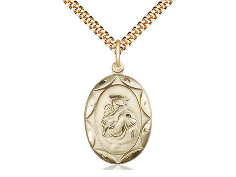 St. Anthony Medal, Gold Filled 