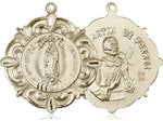 Our Lady of Guadalupe Medal, Gold Filled 