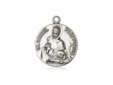 St. Gabriel of the Blessed Virgin Medal, Sterling Silver 