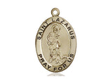 St. Lazarus Medal, Gold Filled 