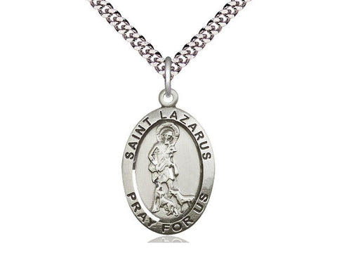 St. Lazarus Medal, Sterling Silver 