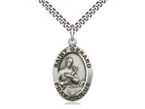 St. Gerard Medal, Sterling Silver 