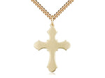 Cross Pendant, Gold Filled 