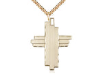 Cross Pendant, Gold Filled 