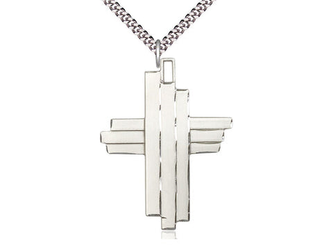 Cross Pendant, Sterling Silver 