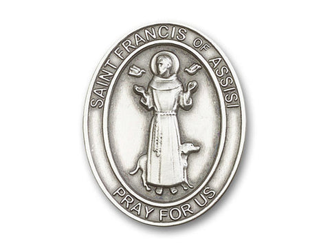 St Francis of Assisi Visor Clip