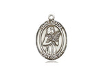 St. Agatha Medal, Sterling Silver, Medium, Dime Size 