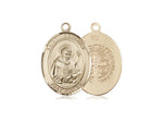 St. Benedict Medal, Gold Filled, Medium, Dime Size 