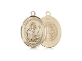 St. Benedict Medal, Gold Filled, Medium, Dime Size 