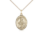 St. Alexander Sauli Medal, Gold Filled, Medium, Dime Size 