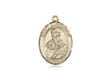 St. Alexander Sauli Medal, Gold Filled, Medium, Dime Size 