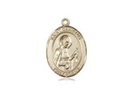 St. Camillus of Lellis Medal, Gold Filled, Medium, Dime Size 