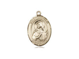 St. Dorothy Medal, Gold Filled, Medium, Dime Size 
