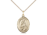 St. Daniel Medal, Gold Filled, Medium, Dime Size 