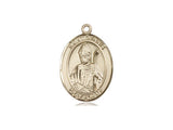 St. Dennis Medal, Gold Filled, Medium, Dime Size 