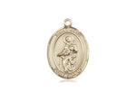 St. Jane of Valois Medal, Gold Filled, Medium, Dime Size 