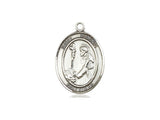 St. Dominic De Guzman Medal, Sterling Silver, Medium, Dime Size 