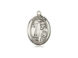 St. Elmo Medal, Sterling Silver, Medium, Dime Size 