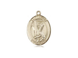 St. Helen Medal, Gold Filled, Medium, Dime Size 
