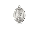St. Helen Medal, Sterling Silver, Medium, Dime Size 