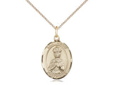 St. Henry II Medal, Gold Filled, Medium, Dime Size 