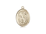 St. James the Greater Medal, Gold Filled, Medium, Dime Size 