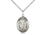 St. James the Greater Medal, Sterling Silver, Medium, Dime Size 