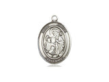 St. James the Greater Medal, Sterling Silver, Medium, Dime Size 