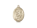 St. Jason Medal, Gold Filled, Medium, Dime Size 