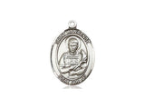 St. Lawrence Medal, Sterling Silver, Medium, Dime Size 
