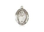 St. Maria Faustina Medal, Sterling Silver, Medium, Dime Size 