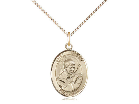 St. Robert Bellarmine Medal, Gold Filled, Medium, Dime Size 