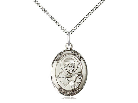 St. Robert Bellarmine Medal, Sterling Silver, Medium, Dime Size 