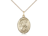 St. Sarah Medal, Gold Filled, Medium, Dime Size 