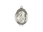 St. Thomas More Medal, Sterling Silver, Medium, Dime Size 