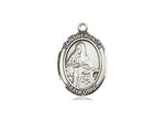 St. Veronica Medal, Sterling Silver, Medium, Dime Size 