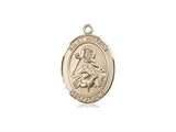 St. William of Rochester Medal, Gold Filled, Medium, Dime Size 